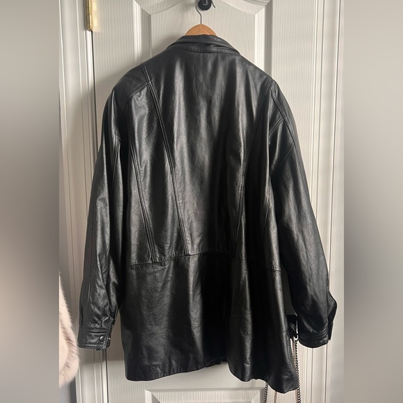 Vintage Wilson's Black Leather Jacket - Picture 2 of 5